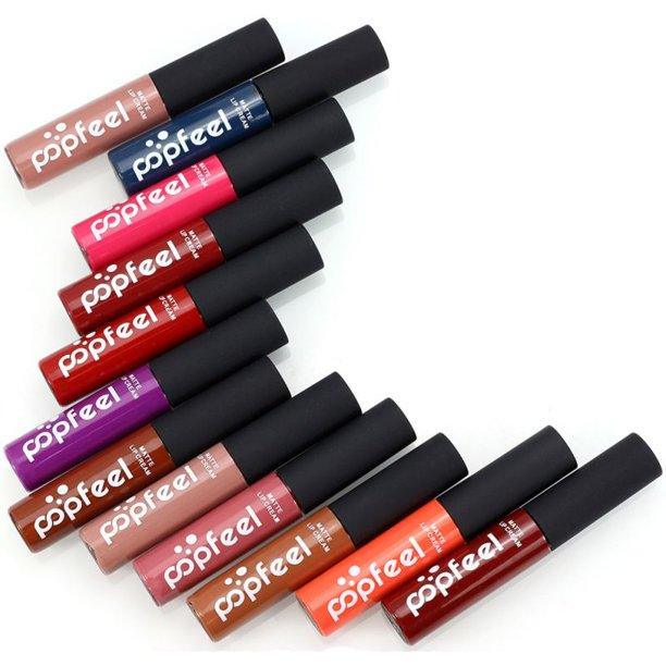Matte Liquid Lipstick – Long-Lasting, Smudge-Proof Lip Color-My Makeup Brushset
