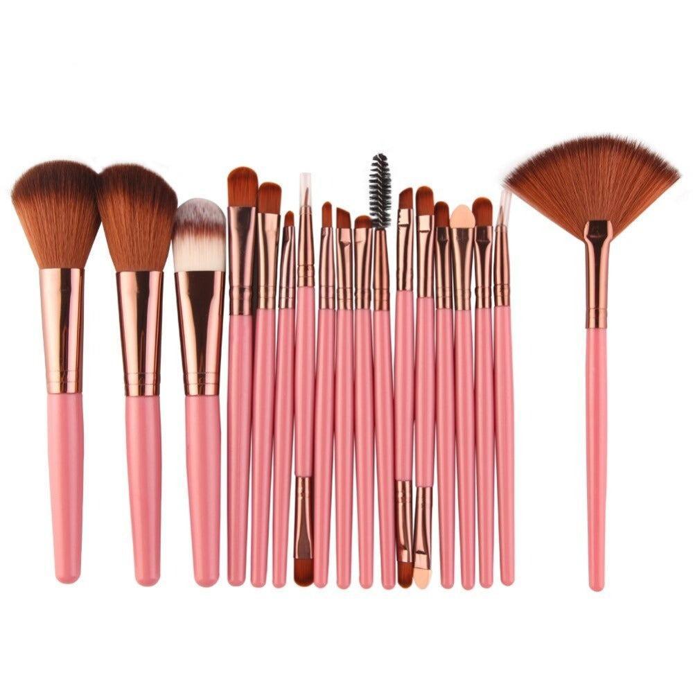 18Pcs Makeup Brush Set - Perfect for Face and Eye Makeup Set-My Makeup Brushset