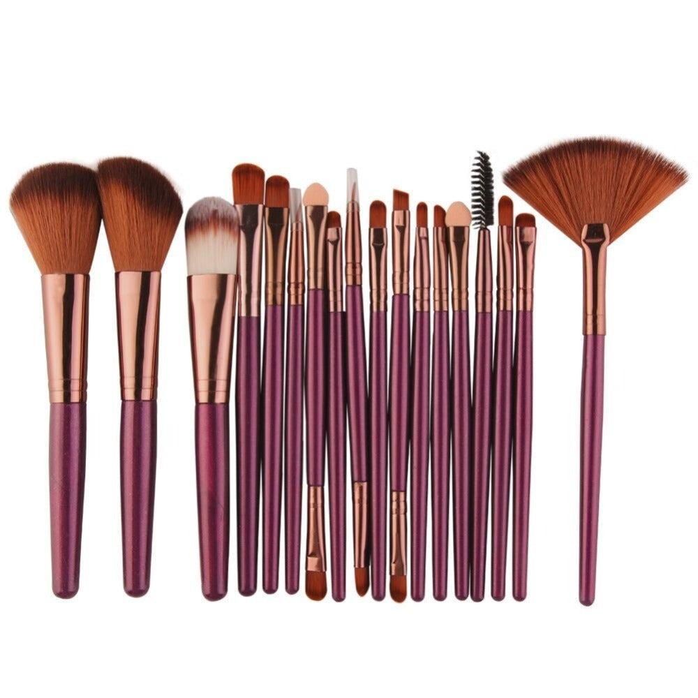 18Pcs Makeup Brush Set - Perfect for Face and Eye Makeup Set-My Makeup Brushset