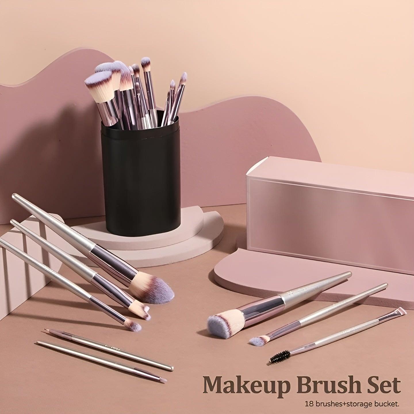 18 Piece Makeup Brush Set – A Complete Kit For Flawless Application-My Makeup Brushset