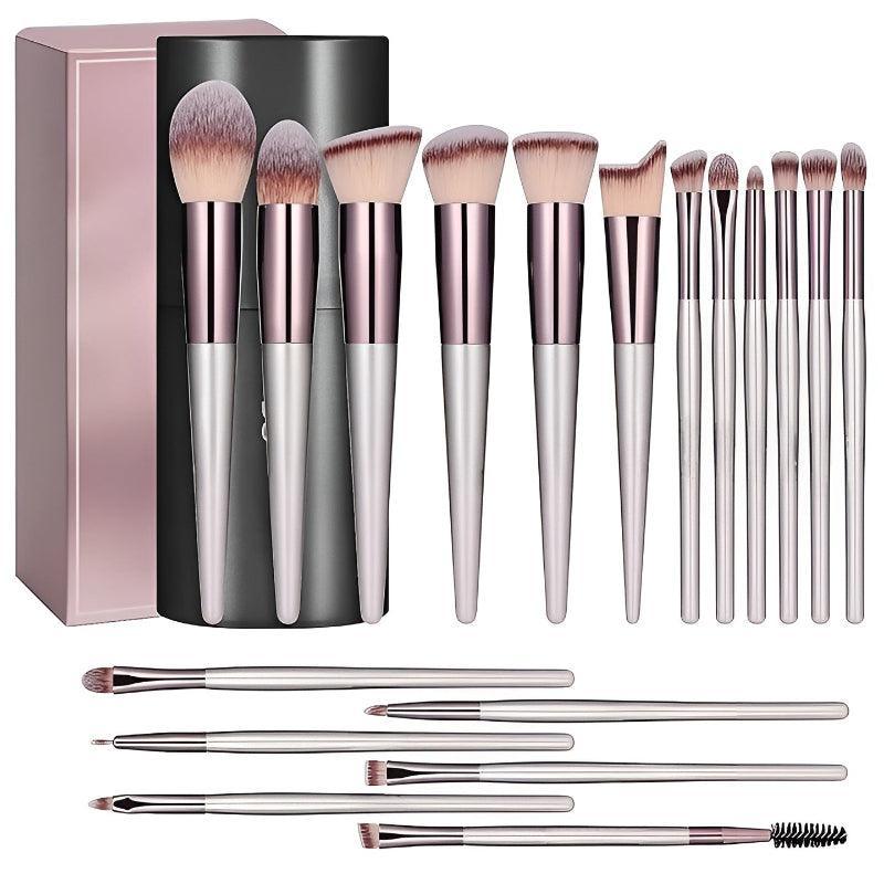18 Piece Makeup Brush Set – A Complete Kit For Flawless Application-My Makeup Brushset
