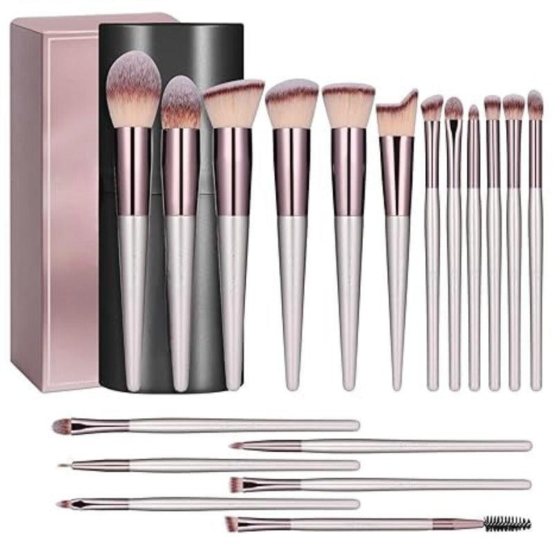18Pieces Makeup Brush Set - Contouring and highlighting brushes-My Makeup Brushset