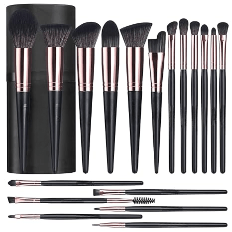 18Pieces Makeup Brush Set - Contouring and highlighting brushes-My Makeup Brushset