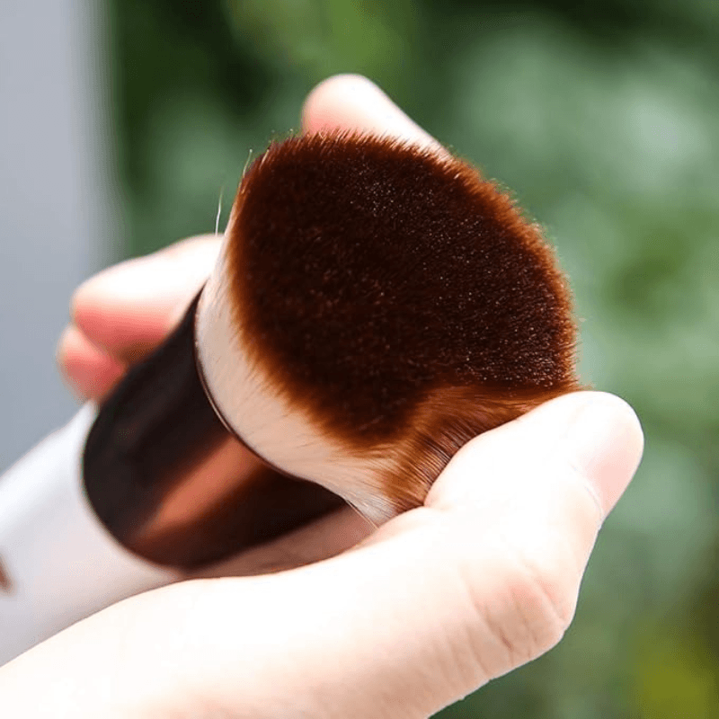 Flat Top Foundation Brush For Blending And Buffing Makeup-My Makeup Brushset