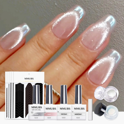 Glazed Moonlight French Design IG Nail Art Kit Set