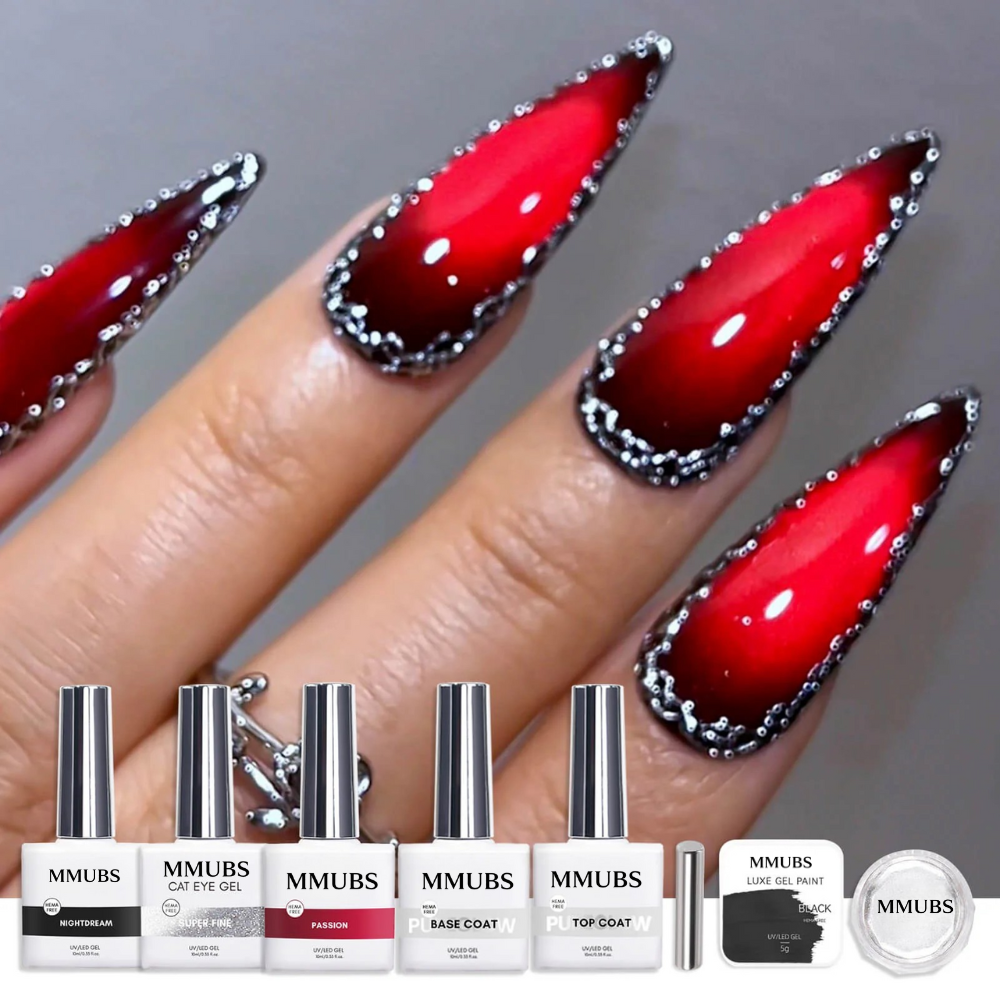 [Copy]Dark Glam MMUBS IG Nail Art Kit Set For Halloween Inspired Designs