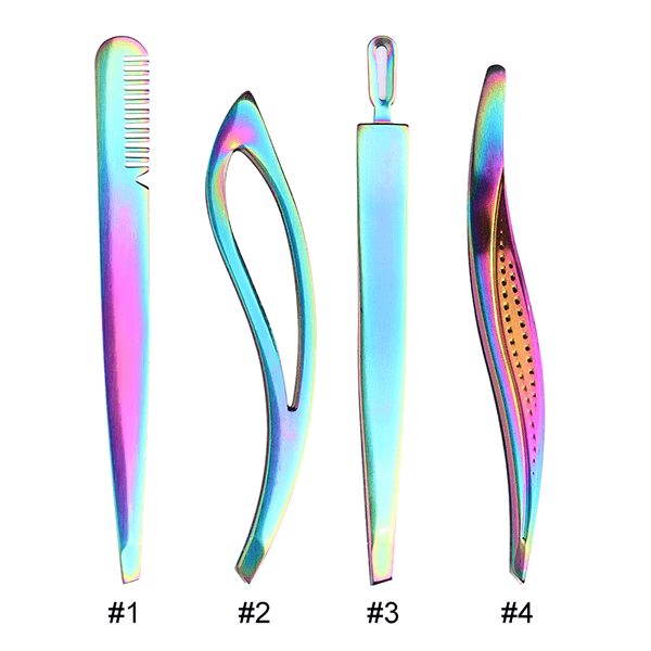 Enchanted Rainbow Tweezer – The Ultimate Precision Grooming Tool-My Makeup Brushset