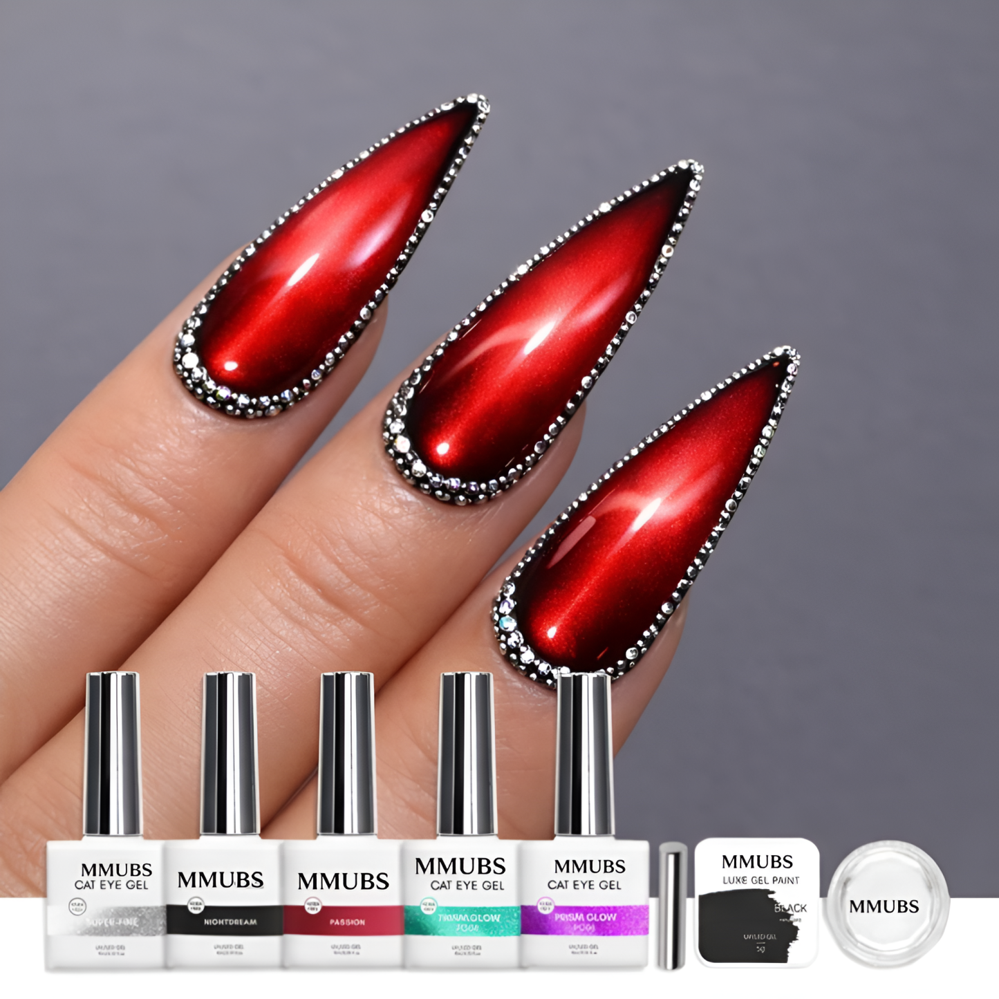 [Copy]Dark Glam MMUBS IG Nail Art Kit Set For Halloween Inspired Designs