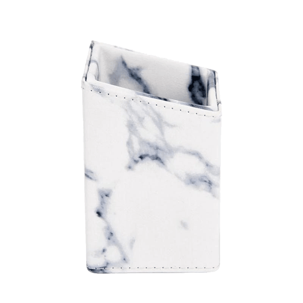 Elegant Marble Brush Holder – Compact And Durable Organizer-My Makeup Brushset