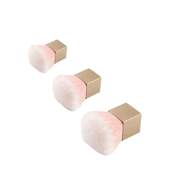 Rose Gold Mini Kabuki Brush – Powder And Blush Brush-My Makeup Brushset