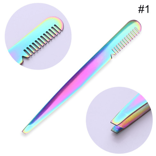 Enchanted Rainbow Tweezer – The Ultimate Precision Grooming Tool-My Makeup Brushset