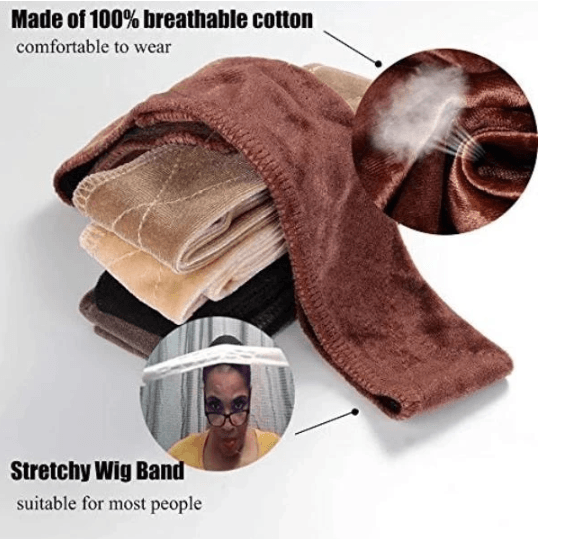 Velvet Adjustable Wig Grip – Secure and Comfortable Fit-My Makeup Brushset