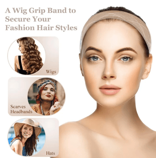 Velvet Adjustable Wig Grip – Secure and Comfortable Fit-My Makeup Brushset