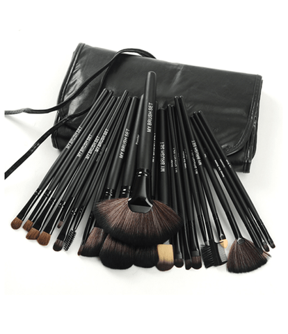 24-Piece Professional Makeup Brush Set - Kit for Flowless Makeup-My Makeup Brushset