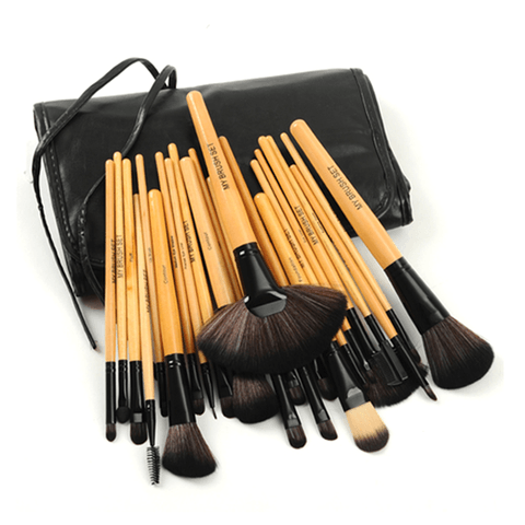 24-Piece Professional Makeup Brush Set - Kit for Flowless Makeup-My Makeup Brushset