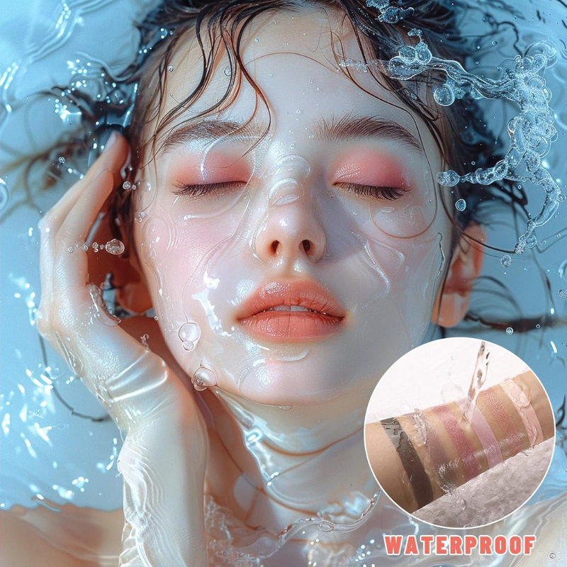 6 Color Eyeshadow Makeup Palette 2 Pieces Of Matte Shimmer-My Makeup Brushset