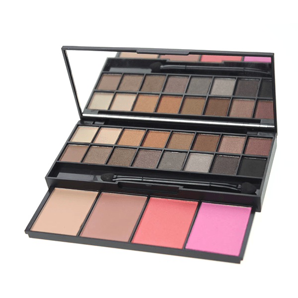 20 Color Eyeshadow Palette – Versatile Matte and Shimmer Shades-My Makeup Brushset