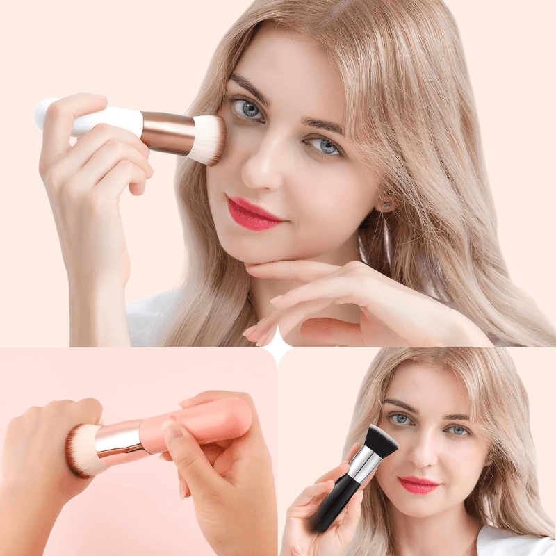 Foundation Brush With Soft Bristles For Blending Buffing-My Makeup Brushset
