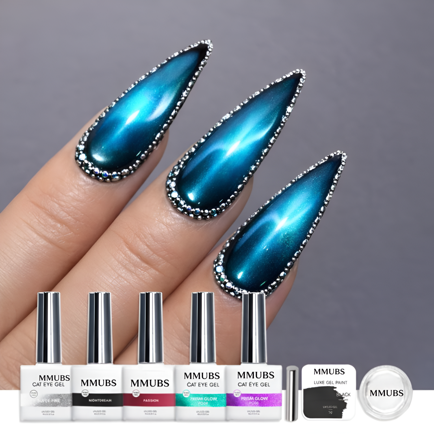[Copy]Dark Glam MMUBS IG Nail Art Kit Set For Halloween Inspired Designs