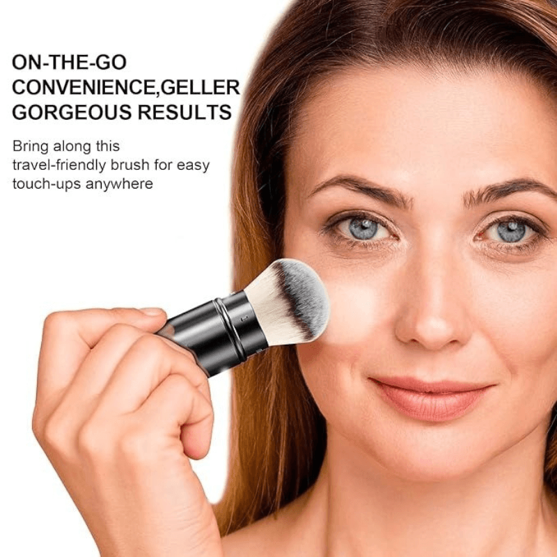 Retractable Kabuki Brush Travel Friendly Makeup Tool-My Makeup Brushset