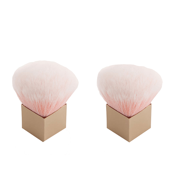 Rose Gold Mini Kabuki Brush – Powder And Blush Brush-My Makeup Brushset