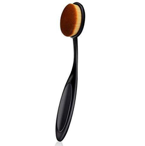 2 Piece Oval Makeup Brushes for Liquid Cream and Powder Blending-My Makeup Brushset