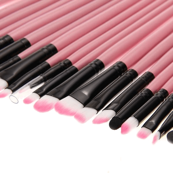 Professional Pink Makeup Brushes – Complete Cosmetic Collection-My Makeup Brushset
