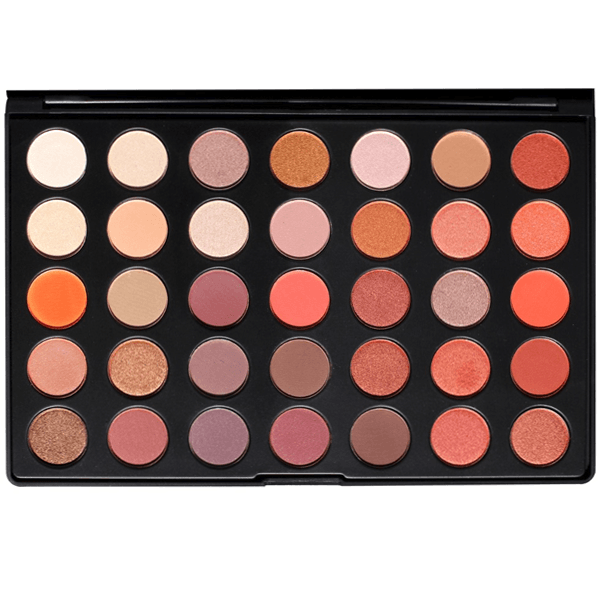 Summer 35 Nude Palette – Warm and Pigmented Shades-My Makeup Brushset
