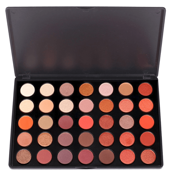 Summer 35 Nude Palette – Warm and Pigmented Shades-My Makeup Brushset