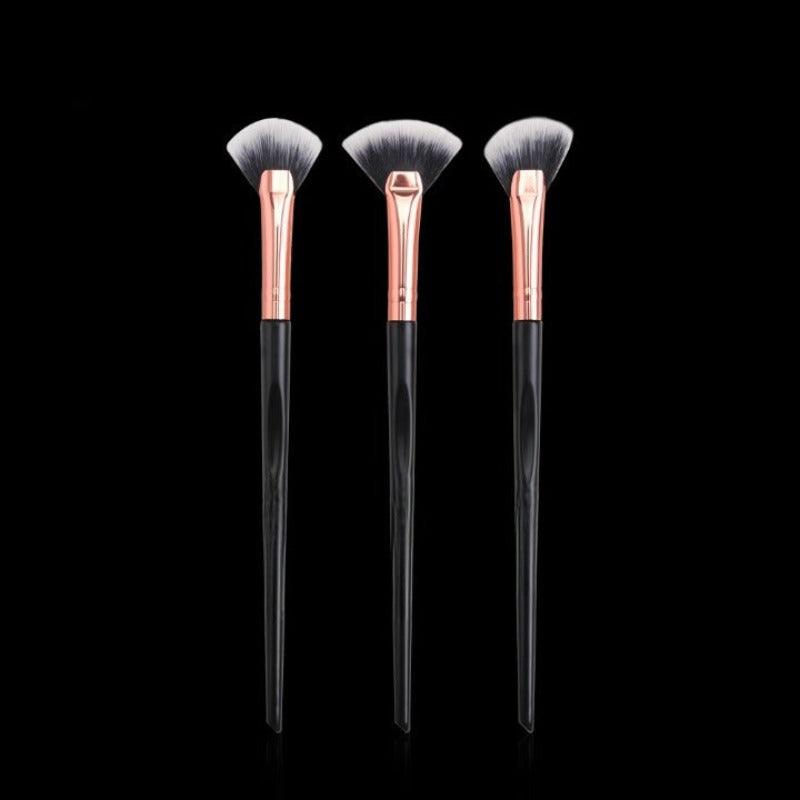 3 Pcs Fan Makeup Brushes – The Perfect Set For Flawless Blending-My Makeup Brushset