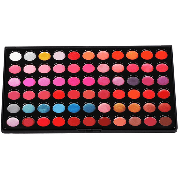 66 Colors Lip Stick Palette – Matte and Glossy Shades-My Makeup Brushset