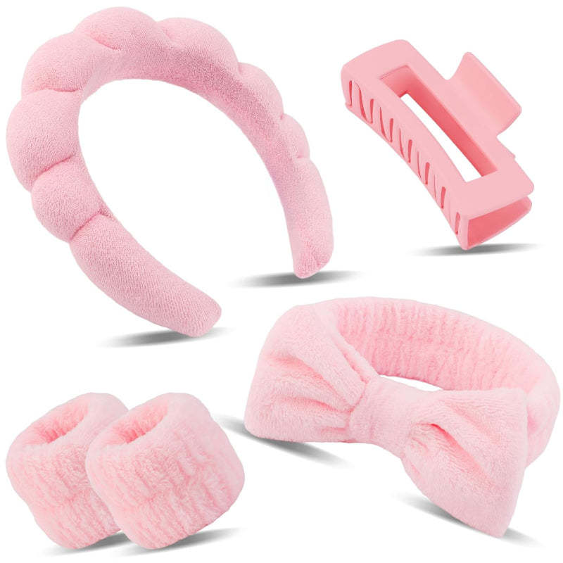 Spa Accessory Set 4 Pieces for Skincare and Beauty Routine-My Makeup Brushset