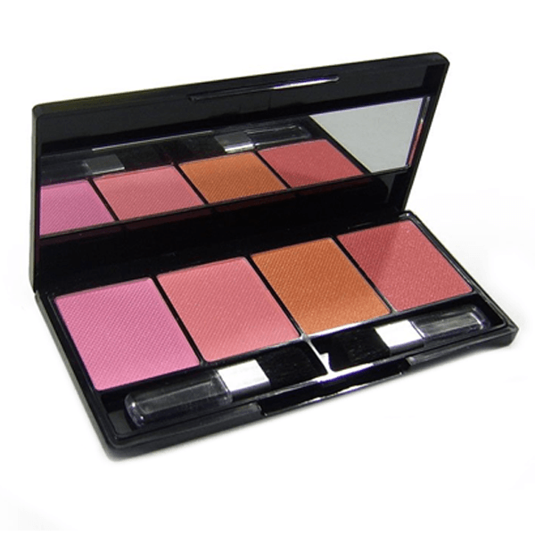 4 Color Blush Palette – Blendable and Natural Face Blush-My Makeup Brushset