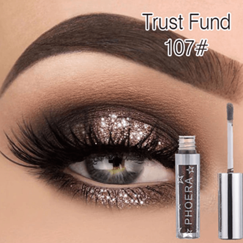 Metallic Liquid Eyeshadow – High-Pigment, Long-Lasting Shine-My Makeup Brushset