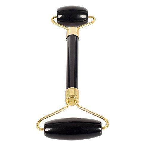Obsidian Black Roller and Gua Sha Set - Skin Tools-My Makeup Brushset