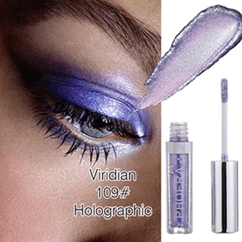 Metallic Liquid Eyeshadow – High-Pigment, Long-Lasting Shine-My Makeup Brushset