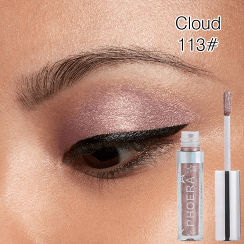 Metallic Liquid Eyeshadow – High-Pigment, Long-Lasting Shine-My Makeup Brushset