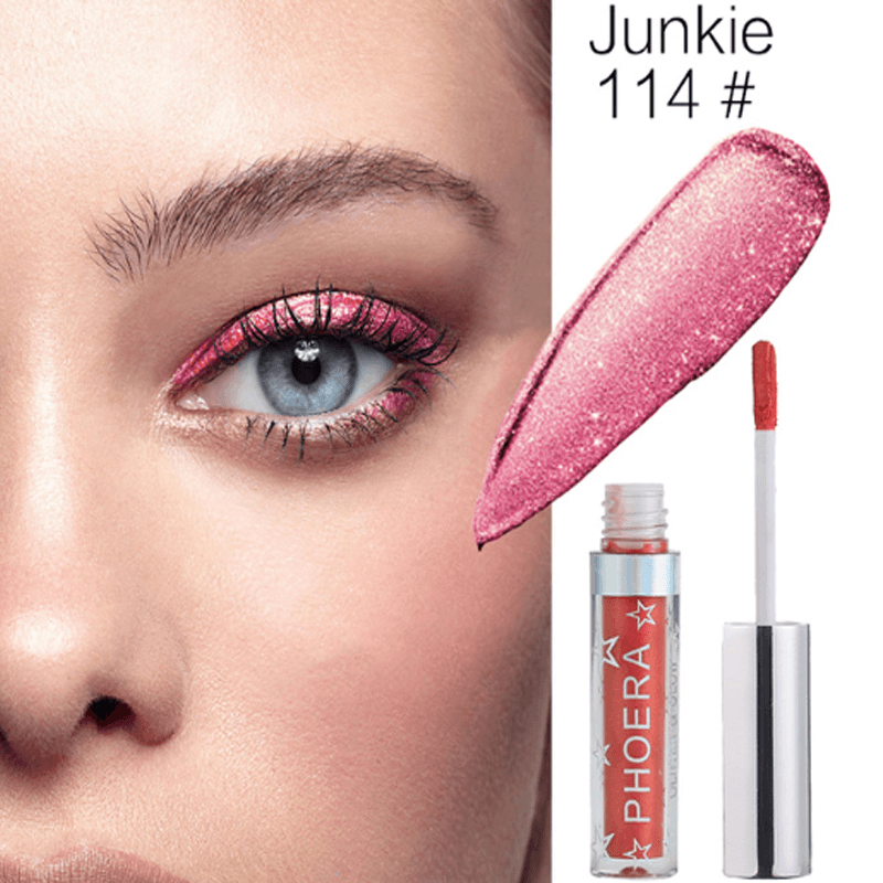 Metallic Liquid Eyeshadow – High-Pigment, Long-Lasting Shine-My Makeup Brushset