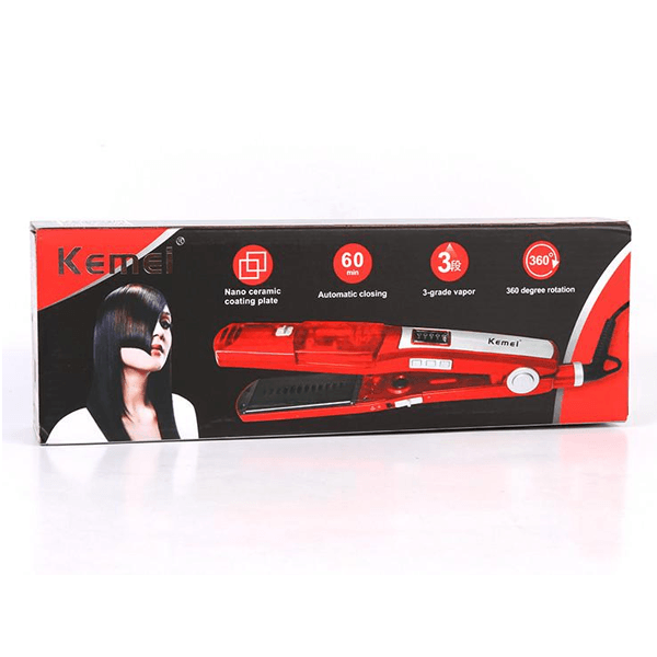 Steam Hair Straightener – Hydrating Technology for Smooth Styling-My Makeup Brushset