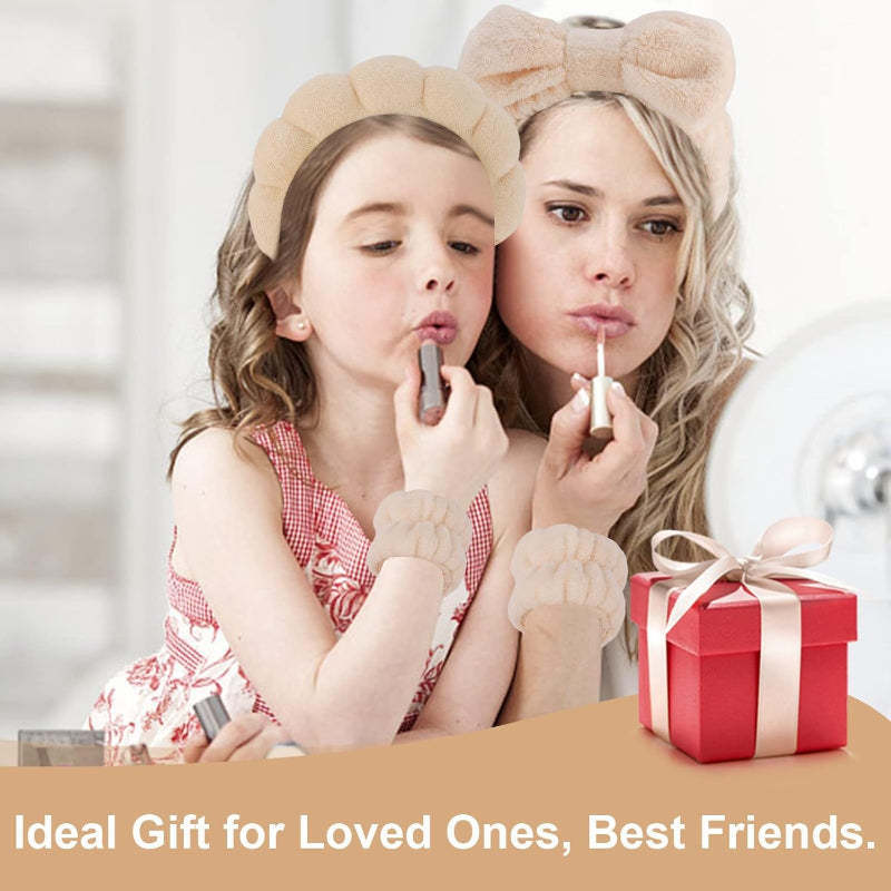 Spa Accessory Set 4 Pieces for Skincare and Beauty Routine-My Makeup Brushset