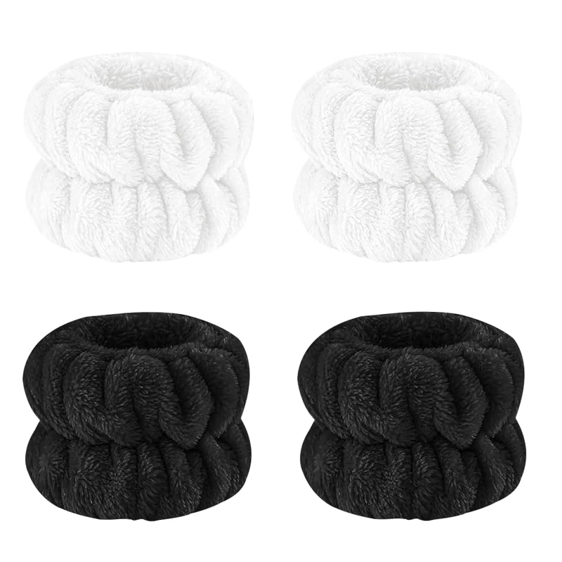 Wristband Towels 4-Piece Absorbent Set For Skincare Beauty-My Makeup Brushset