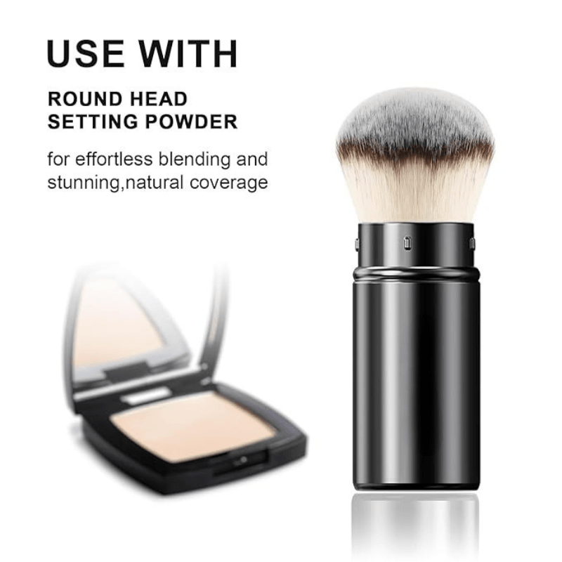 Retractable Kabuki Brush Travel Friendly Makeup Tool-My Makeup Brushset