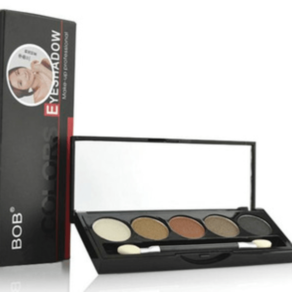 5 Color Eyeshadow Palette – Smooth, Blendable & Long-Lasting Shades-My Makeup Brushset