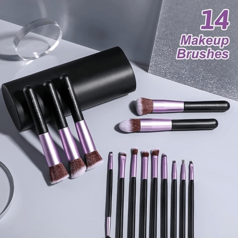 14 Piece Makeup Brush Set For Effortless Application-My Makeup Brushset