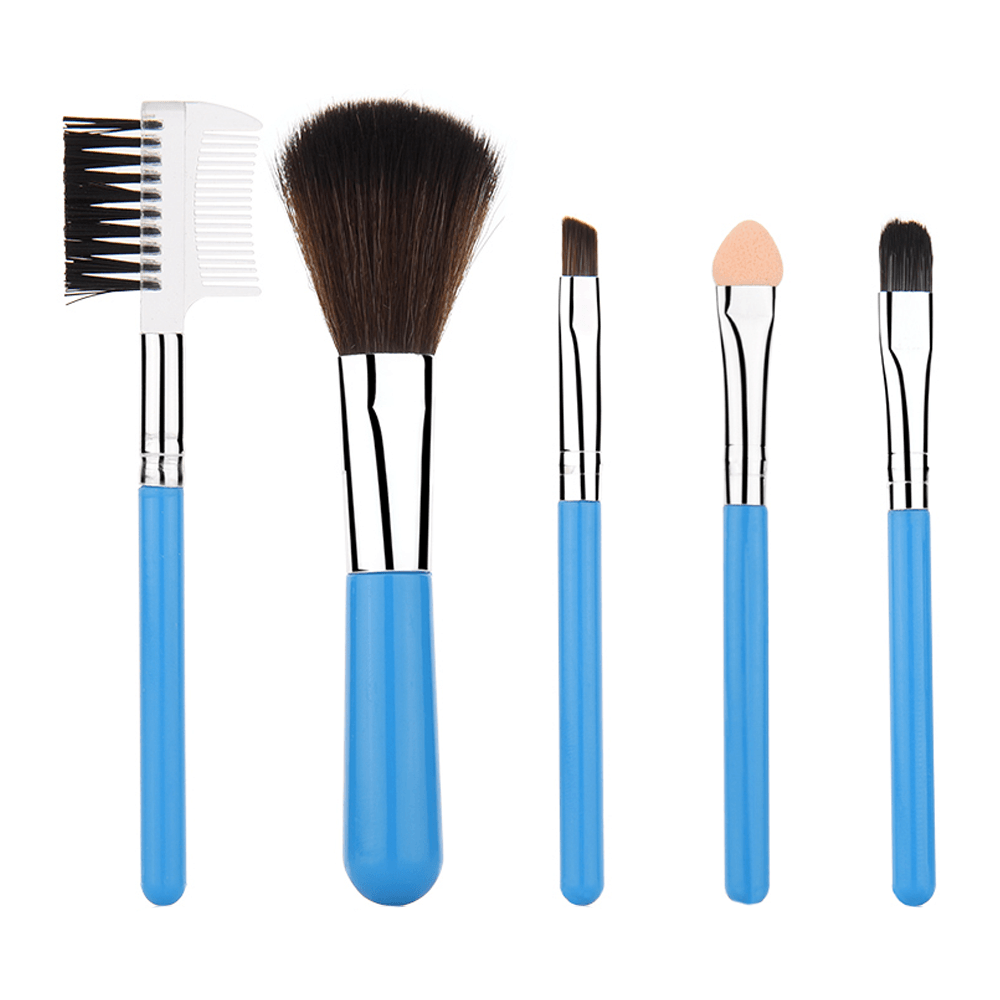 5 Piece Mini Travel Brush Set – For On The Go Makeup-My Makeup Brushset