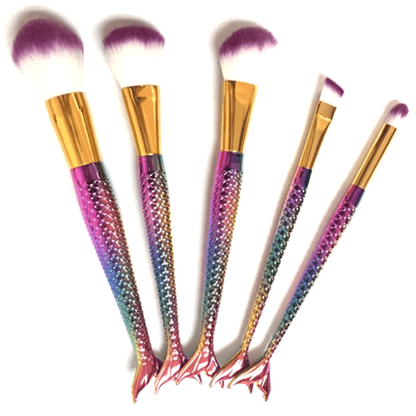 Enchanting Mermaid Brush Set – Magical Beauty Collection-My Makeup Brushset