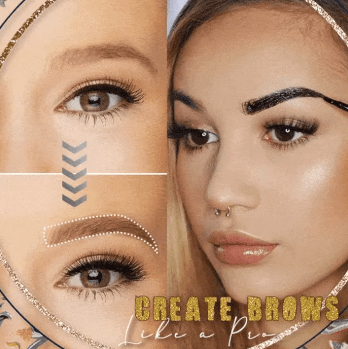 Eyebrow Tattoo Gel Tint – Semi-Permanent and Waterproof-My Makeup Brushset