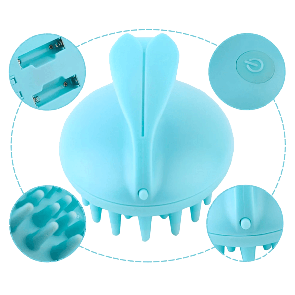 Rejuvenating Scalp Massager - Relaxation and Hair Health-My Makeup Brushset
