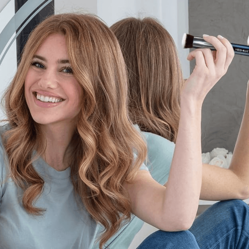 Flat Top Kabuki Brush - Perfect For Liquid Cream And Powder-My Makeup Brushset