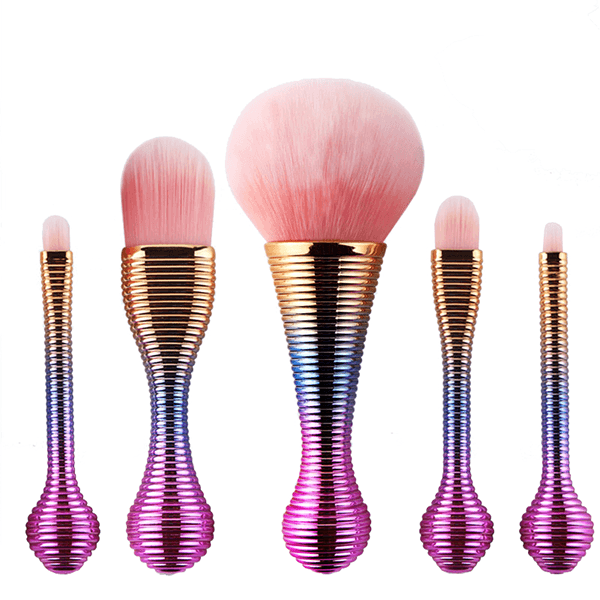 Rainbow Makeup Brush Set – Add Glamour to Your Makeup Routine-My Makeup Brushset
